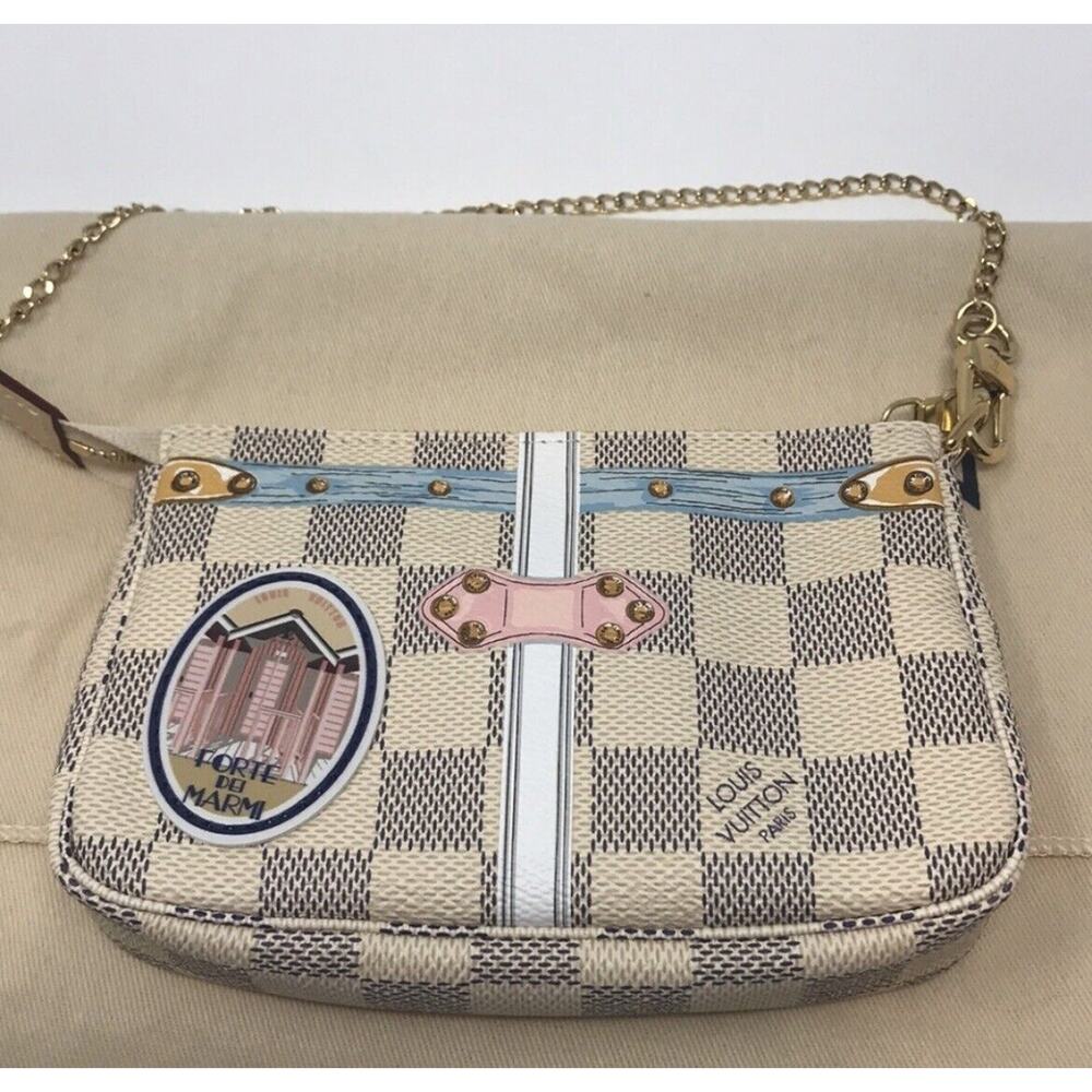 MINI POCHETTE LOUIS VUITTON FORTE DE MARMI LIMITED EDITION D. Azur - Picture 9 of 13